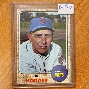 1968 Topps #27 Gil Hodges MG New York Mets.